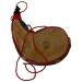 Sammi Leather Latex Lined 1L Traditional Spanish Bota Bag with Braided Shoulder Strap - Brown - Buy Online on SooperMarket.com