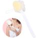 2pcs Healeved Back Scrubber Brushes with Handle - Soft Body Loofah for Shower Massage - Buy Online on SooperMarket.com