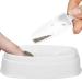 2pcs Nail Dipping Powder Tray Home Practice DIY Nail Dip Container DIY Nail Art Tools Accessory