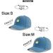 LANGZHEN Kids Plain Baseball Cap Hat | Adjustable Sun Hat for Boys and Girls 2-4 Years | 100% Cotton | Embroidered Blue - Buy Online on SooperMarket.com