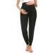 Love2Mi Maternity Casual Pants - Stretchy & Comfortable Lounge Jogging Trousers in Black - Buy Online on SooperMarket.com