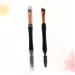 Hemoton 2pcs Spiral Rod Mascara Brush Cosmetics Brush Makeup Tool Brush for Makeup 14.2X1.2cm Black - Buy Online on SooperMarket.com