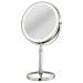 Closer 1Set 10X LED Mirror Magnification Cosmetic Mirror 2 Side Adjustable with 3 Colors B
