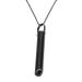 Stress Relief Mindful Breathing Necklace Anxiety Necklace Breathwork Tool for Anxiety Relief Breathing Exercises Meditation Relaxation Calming Down Slowing The Breath(Black)
