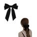 Velvet Hair Bow Clips for Women Girls Black Bows Hair Clip for Teen Girls French Barrettes Hair Pins for Women Large Bowknot Hair Clip