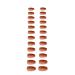 Dajidafu 1 Set Nails for Women Frosted Long Artificial Matte Fingernails Decals Wraps Full Cover Ballerina Gifts Manicure Kit Type 21