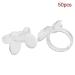 Nail Card Rings - Dekaim 50pcs Flower/Butterfly Gel Color Display Tool Set (01#Butterfly + Clear) - International Shipping Available - Buy Online on SooperMarket.com