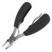 Professional Pointed Head Stainless Steel Nail Scissors for Thick and ingrown Surgical Grade toenail Clippers forParonychia Hard Nails for Men and Women Elderly with Easy Grip Rubber Handle