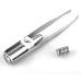 Shortcut composing LED light eyelash eyebrow hair removal stainless steel tweezers - Buy Online on SooperMarket.com