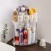 Argox 2-Layer Transparent Bathroom Organizer | Countertop Storage Solution for Bathroom Finishing | Under Sink Storage Shelf for Bathroom Essentials - Buy Online on SooperMarket.com