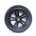 Wheelchair Front Wheel 12 1/2X2 1/4 (62-203) Wheelchair Front Wheel Replacement Wheel Electric Wheelchair Accessories Rubber Solid Drive Wheel 12" Honeycomb Fronter/(1 Count)