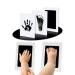 Baby Handprint and Footprint Kit - 2 baby Inkless Print pads 4 Imprint Cards Pet Paw Print for Newborn Girls and Boys Family Keepsake Memorable Keepsake Box Decorations