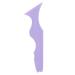 FILFEEL Stencils 5 In 1 Multi Purpose Eye Makeup Tool Reusable Silicone Winged Tip Aid Eyebrow Shaping Stencil for Beginners Purple