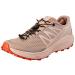 Salomon Women's Sense Ride 4 Running Shoes Trail 9 Sirocco/Peachy Keen/Red Orange