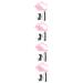 Beavorty 4 Sets Bird Leash Suspend Bird Training Bird Flying Harness Bird Harness Leashes Vest Clothing 12X6X1.3CMx4pcs Pinkx4pcs