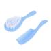 Healeved Set Newborn Hair Brush Baby Hair Brush Soft Haircut Comb Infant Comb Hair Scalp Brush Massage Comb Scalp Comb Infant Massage Comb Baby Brush Hairbrush Hair Comb Small Comb Blue Blue Size 1