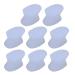 Hallux Valgus 8pcs Separator Protection Covers Big Separator Spacers Orthotic Insoles Thumb Splint Nail Protector Hallux Straightener Bunions Big Yoga Gel Bunion Night Splint