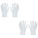 FRCOLOR 12 Pairs Cotton Gloves Factory Gloves Cotton Gloves Work White Extend