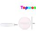 Topwon 5'' Powder Puff for Body Baby - Extra Large Jumbo Size Use for Dusting Powder or Blending & Setting Makeup Foundation (4 Pieces) - Buy Online on SooperMarket.com