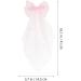 minkissy Mesh Ribbon Hairpin Bride Bachelorette Accessories Bridal Bow Veil Big Bows Hair Nets for Women Bridal Veils for Wedding White Hair Bow Hair Piece Girl Wedding Dress Pearl - Buy Online on SooperMarket.com