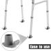 Knadgbft Walker Ski Glides 4 Pieces Heavy Duty Walker Glides Walker Feet Replacement Spare Parts Accessories Walker Glide Skis for 1 1/8 Inch Tubes Tool - Buy Online on SooperMarket.com