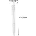 FOYTOKI 1 Set Auxiliary Eyebrow Pencil Eyebrow Contouring Pen Embroidered Eyebrow Pen Body Pen Plastic White - Buy Online on SooperMarket.com