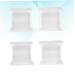 2 Pairs Silicone Toe Separators for Overlapping Toes - H-shaped Toe Spacers for Valgus Correction - White 2.5x2.5cm - Buy Online on SooperMarket.com