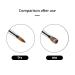 Golden Maple 100% Pure Kolinsky Hair Size 8 Oval Acrylic Nail Brush Set - Blue Wood Handle, Professional Manicure Tool for DIY Salon - Buy Online on SooperMarket.com