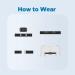 GEOID HS500 Heart Rate Monitor - ANT+/Bluetooth Chest Strap for iOS/Android Apps - Buy Online on SooperMarket.com