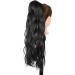 Prinfantasy Long Ponytail Extension - Natural Look, Heat Resistant, Wavy Hairpiece | 24 inch Pony Wig for Women & Girls - Buy Online on SooperMarket.com