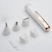 Multifunctional USB Rechargeable Eyebrow Trimmer Portable Electric Eyebrow & Facial Hair Trimmer with 3D Floating Knife Net for Travel Work Commuting