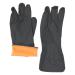 Long Rubber Household Gloves | Reusable Cleaning & Washing Gloves | Black L for Garden Car Wash & Work - Buy Online on SooperMarket.com
