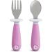 Munchkin Toddler Fork and Spoon Set - 1 Fork & 1 Spoon - Assorted Colors - Buy Online on SooperMarket.com