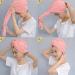 2-Pack Microfiber Hair Turban - Quick Drying & Super Absorbent Hair Hat | Fast Magical Dryer for Effortless Hair Care - Buy Online on SooperMarket.com