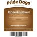 Premium Cattle Head Skin for Dogs | 100% Beef Kausnack - 30 cm 1kg | Odor-Neutral Bag - Pridedogs - Buy Online on SooperMarket.com