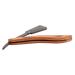 NOLITOY Stainless Steel Razor: Folding Razor Shaving Beard Razor Wooden Vintage Barber Razors Hairdressing Razors for Barber Hair Cut Supplies