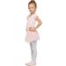 MdnMd Toddler Girls Ballet Leotard with Skirt | Short Sleeve Dance Dress Ballet Pink 4-5T - Buy Online on SooperMarket.com
