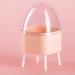 Clear Pink Makeup Sponge Holder | Dustproof & Breathable Beauty Stand for Makeup Eggs - International Shipping Available - Buy Online on SooperMarket.com