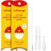 Lollaland Lollacup Straw Replacement Kit - (2 Pack) - Includes 4 Straws 2 Weights & 2 Cleaning Brushes - Made in USA - BPA/BPS/PVC/Phthalate Free - Dishwasher Safe