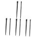 FOMIYES 12 Sets travel bottle clothing set cosmetic brush Wood brow coloring brush newborn perforation tool kit spool multi-function eyebrow brush Toiletries set