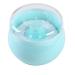 Topwon Baby Powder Puff Kit for Body Powder Container Dusting Powder Case for Baby&Mom Blue