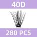 LASH Extension Set B & Q - 280 PCs Eyelash Extensions 9-16Mix | 40D Ocitanian Set with Eyeliner Glue Remover & Applicator for Beginners - Buy Online on SooperMarket.com