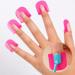 26 Piece Nail Polish Glue Model Leakproof Manicure Protection Tool + 1 PC Sticker Nail Stickers Letters Small J (Pink One Size) pink one size - Buy Online on SooperMarket.com