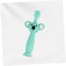 Kisangel Soft Bristle Toddler Toothbrush | Animal Teether Baby Toy Brush | Green Silicone Infant Toothbrush - Buy Online on SooperMarket.com