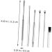 3 Sets Stainless Steel Ear Cleaning Kit with LED Ear Wax Removal Tool - Buy Online on SooperMarket.com