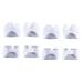 CLISPEED Feet Care Tool Separators 4 Pairs Orthotics Insole Separators Bunion Comfortable Cot Foot  Cushions Bunion Picture 1x2pcs mediumx2pcs
