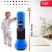 Whoobli Kids Punching Bag Set Ninja Blue | Adjustable Boxing Bag for 3-10 Years Old | Includes Boxing Gloves | Toy for Boys & Girls (Red White) - Buy Online on SooperMarket.com