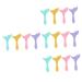 Beavorty 16 Pcs Eyeliner Silicone Molds Eye Makeup Eyeshadow Aid Tool Eyeshadow Stencil Miss Make up