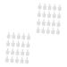 FRCOLOR 100 Pcs Eyelash Glue Inner Mouth Glue for Lashes Extension Glue Shaker for Eyelash Extensions lash Adhesive False Eyelashes Grafting Bottle Plug Glue Replacement Head Plastic Nese