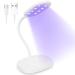 AORAEM LED Light Nail Lamp 12W Portable Gooseneck Lamp Gel Light Nail Dryer Gel Polish Light Professional Nail Light for Gel Nail (BB-White)